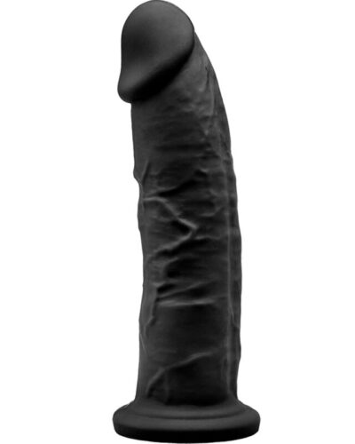 Silexd - Model 2 Realistic Penis Premium Silexpan Silicone Black 19 cm