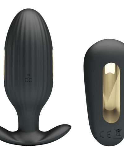 Pretty Love - Kelly Plug Anal Rechargeable Vibrator Black