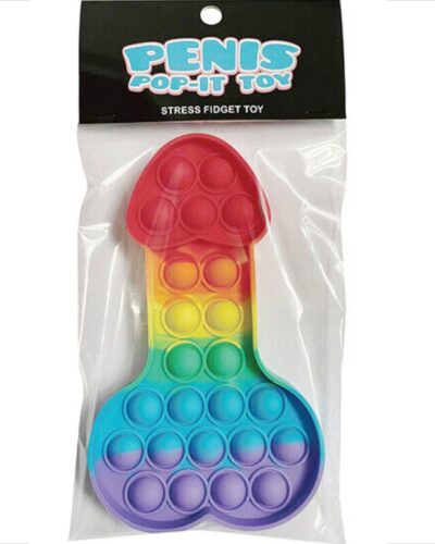 Kheper Games - Multicolor Pop-It Penis Anti-Stress Toy