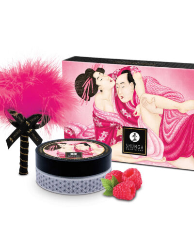 Shunga - Edible Massage Powder Kit Raspberry