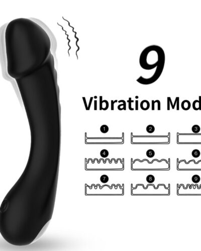 Armony - Dildo Vibrator G-Spot Silicone Black