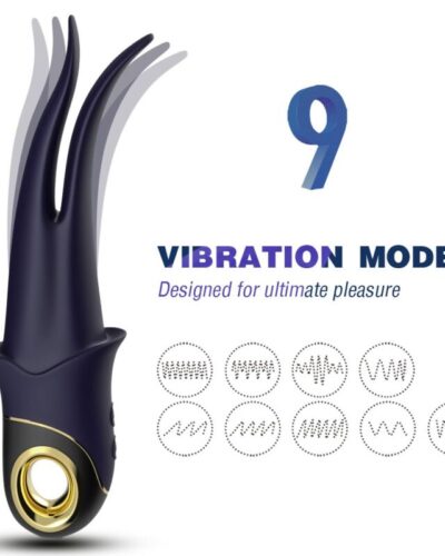 Armony - Shadow Vibrator Double-Head Teasing Blue