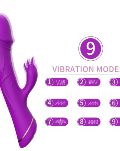Armony - Dildo Vibrator Rabbit Silicone Purple