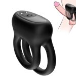 Armony - Double Ring Vibrator Black Smooth
