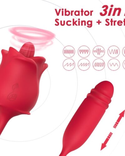 Armony - 3-In-1 Pink, Stimulator, Suction And Updown With Red Tail