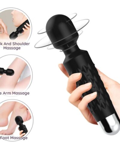 Armony - Postman Massager Vibrator Super Flexible Head Black