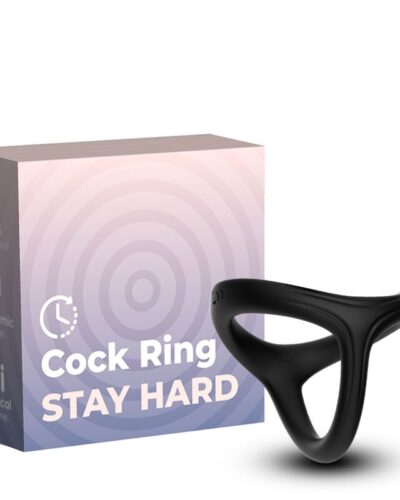 Armony - Tresor Double Silicone Ring Black