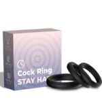 Armony - Triple Silicone Ring Black