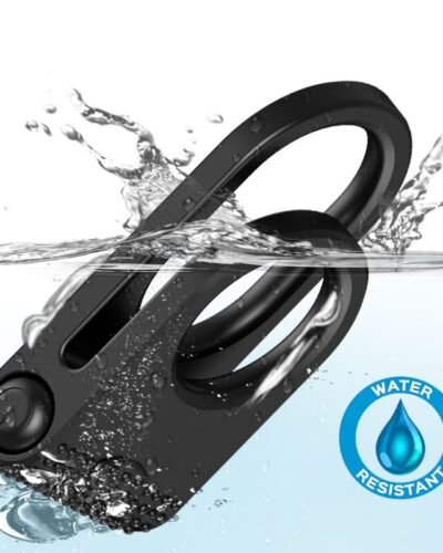 Armony - Twins Double Vibrator Ring For Couples Black