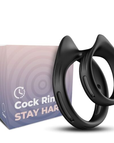 Armony - Dualring Double Elastic Ring Black