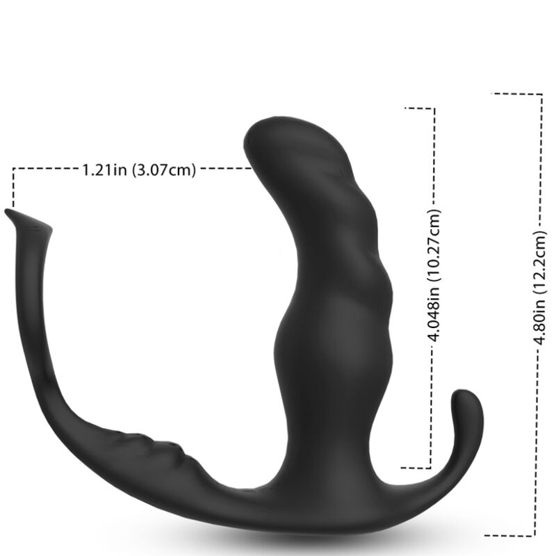 Armony - Knight Vibrator Anal Prostate Ring Remote Control Black - Image 2