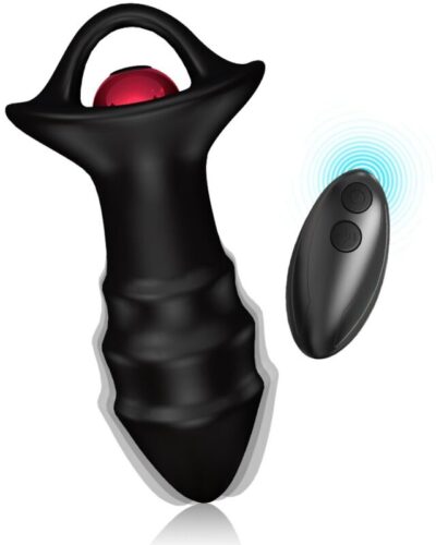 Armony - Kylin Finger Vibrator  Anal Plug Remote Control Black