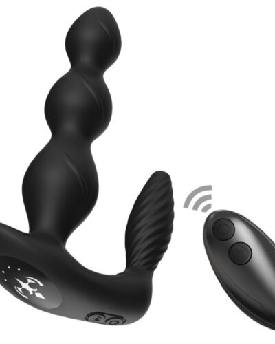 Armony - Manfun Vibrator Stimulator Anal Plug Remote Control Black