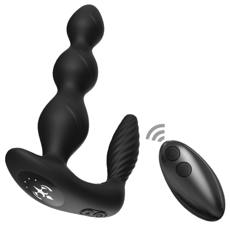 Armony - Manfun Vibrator Stimulator Anal Plug Remote Control Black
