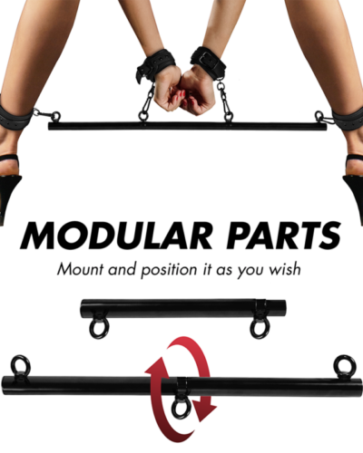 Fetish Submissive Bondage - Adjustable Separator Bar 4 Pieces