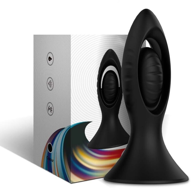 Armony - Vibrator Anal Plug Silicone Black - Image 5