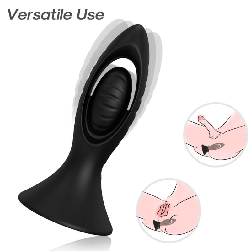 Armony - Vibrator Anal Plug Silicone Black - Image 2