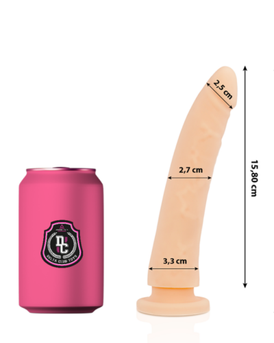 Delta Club - Toys Dildo Natural Medical Silicone 17 cm -O- 3 cm