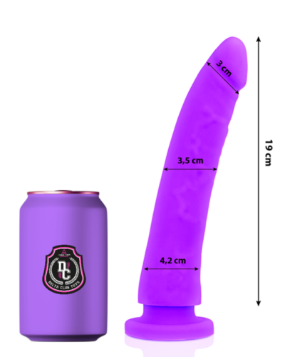Delta Club - Toys Lilac Dildo Medical Silicone 20 cm -O- 4 cm