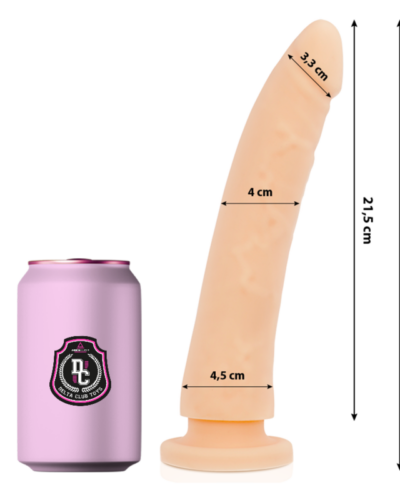 Delta Club - Toys Natural Dildo Medical Silicone 23 cm -O- 4.5 cm