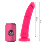 Delta Club - Toys Pink Dildo Medical Silicone 23 cm -O- 4.5 cm