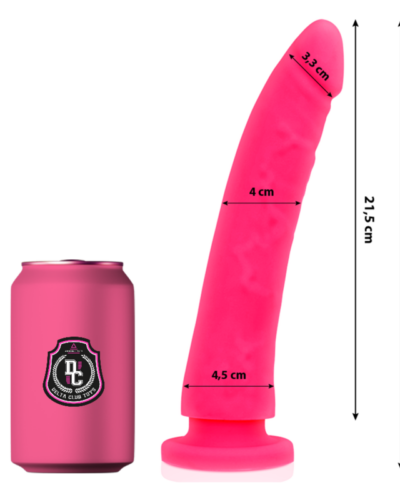 Delta Club - Toys Pink Dildo Medical Silicone 23 cm -O- 4.5 cm