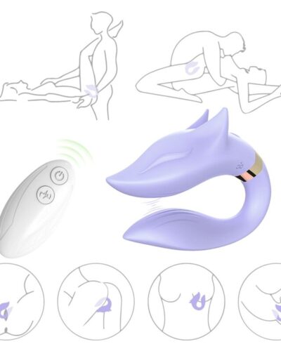 Armony - Fox Vibrator For Couples Remote Control Purple