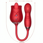 Armony - Delight Flower Vibrator Bumping with Red Tongue