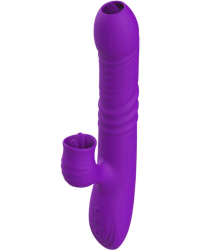 Armony - Fully G Spot Rabbit Vibrator With Stimulating Tongue Violet Heat Effect