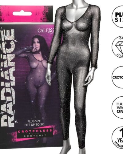 Calexotics - Radiance Crotchless Full Bodysuit Rhine Plus Size