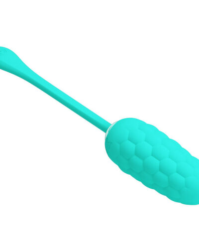 Pretty Love - Vibrating Egg With Aqua Green Rechargeable Marine Texture