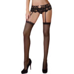 Livco Corsetti Fashion - Mandirin Lc 90529 Panty + Garter Belt Black