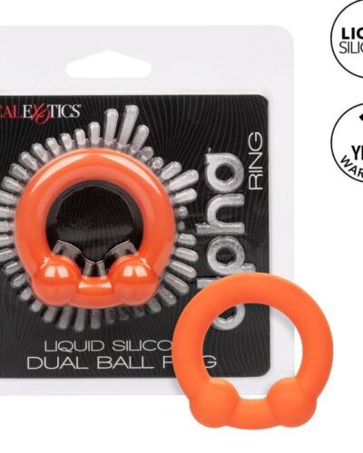 Calexotics - Alpha Dual Ball Ring Orange