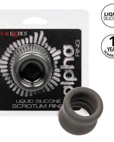 Calexotics - Alpha Scrotum Stretching Ring Black