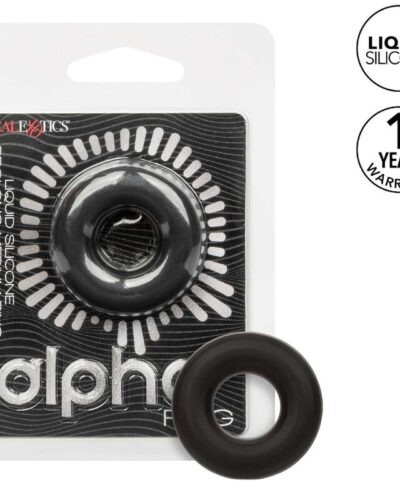 Calexotics - Alpha Prolong Medium Ring Black