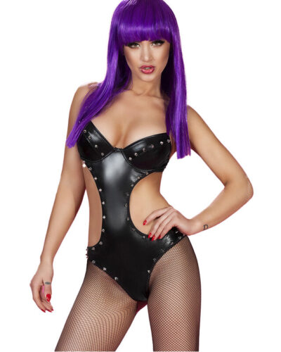 Chilirose - Cr 3573 Bodysuit Black S/M