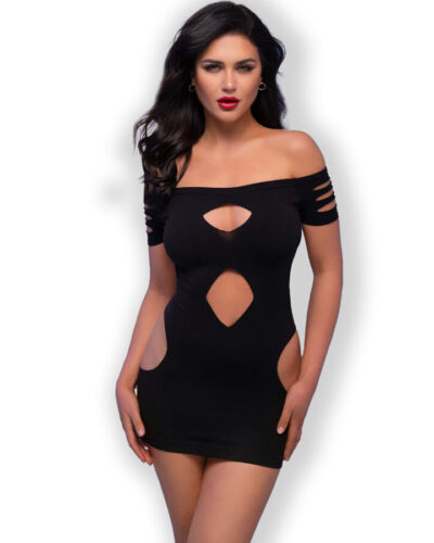 Chilirose - Cr 4671 Dress Black S/M