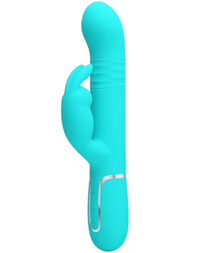 Pretty Love - Coale Rabbit Vibrator Pearls Aqua Green