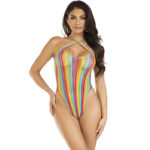 Leg Avenue - Cross Bodysuit Multicolor