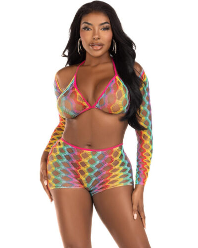 Leg Avenue - Three Piece Set Multicolor