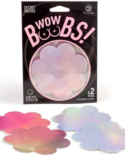 Secret Play - Wow Boobs! Flower Nipple Covers