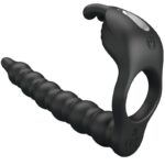 Pretty Love - Blackney Penis Ring with Black Vibrator Plug