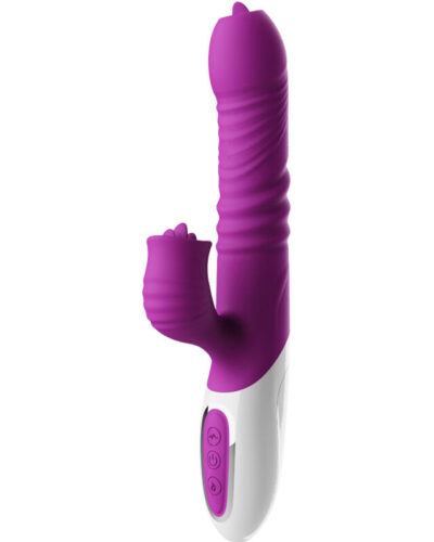 Armony - Double Tongue Vibrator  Thrusting Violet Heat Effect