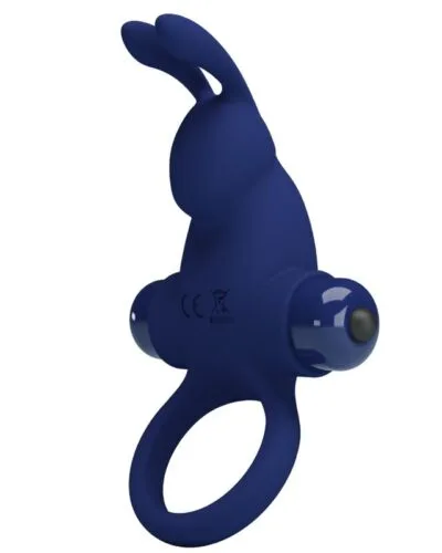 Pretty Love - Jiro Rabbit Ring With Vibration Blue