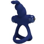 Pretty Love - Luchito Double Vibrating Ring Rabbit Blue