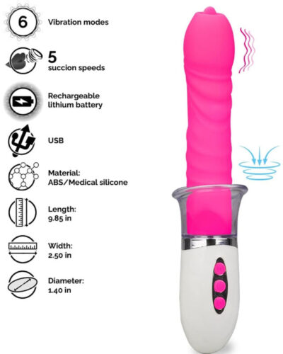 Armony - Liberty Vibrator Thrusting with Tongue