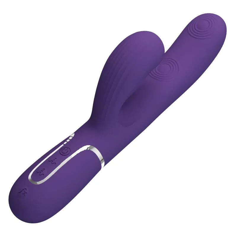 Pretty Love - Perlita G-Spot Vibrator 3 In 1 Multifunction Purple - Image 4