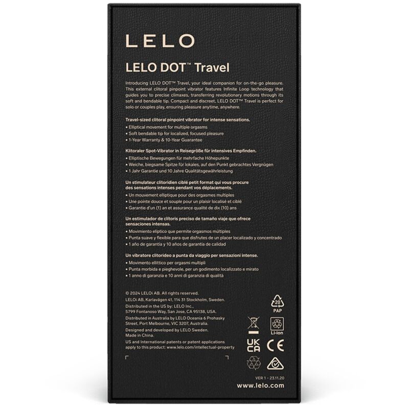 Lelo - Dot Travel Clitoris Stimulator Pink - Image 3