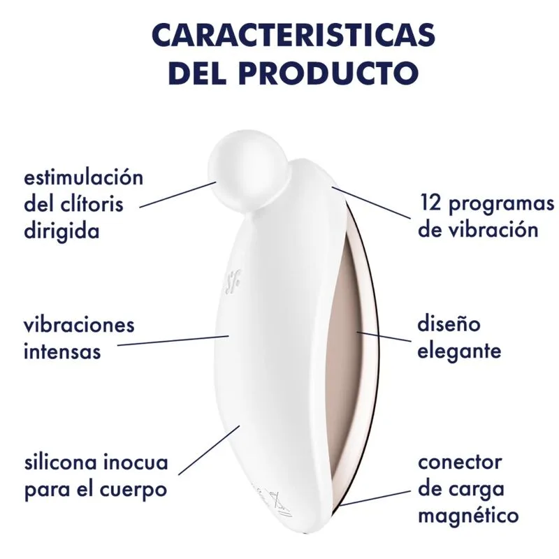 Satisfyer - Spot On 2 Lay-On Vibrator White - Image 4