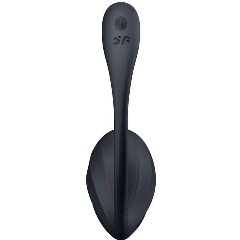 Satisfyer - Ribbed Petal G Point Stimulator Remote Control Black Free App - Image 3